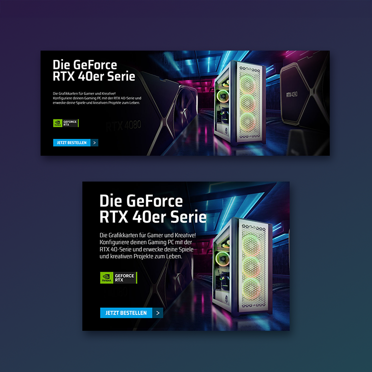 Startseitenbanner RTX 40er-Serie für ONE.de