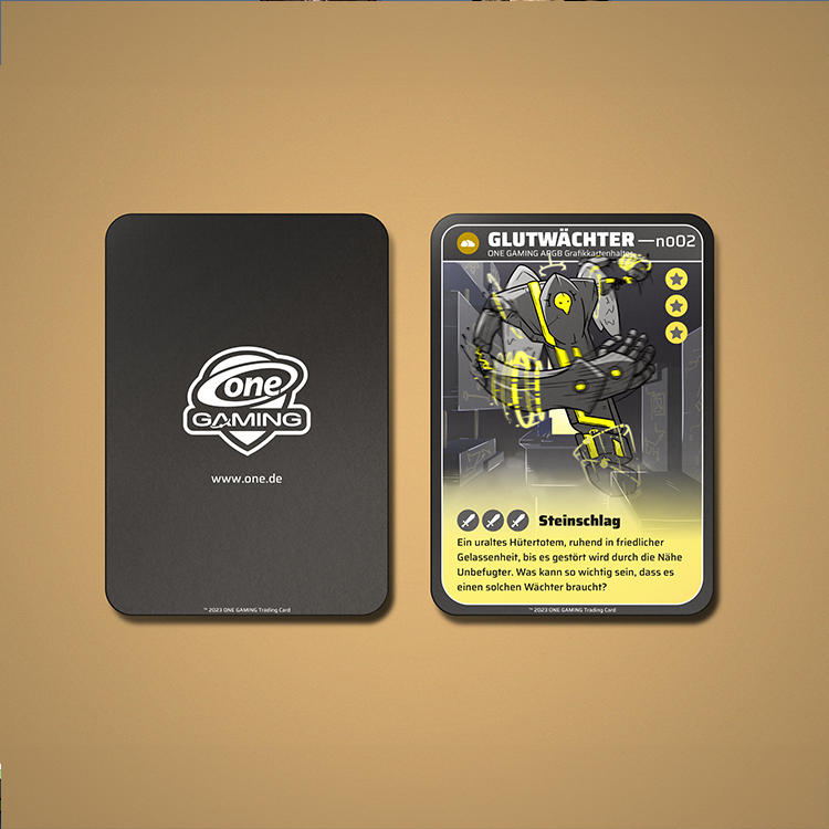 Trading Card 'Glutwächter' für ONE.de