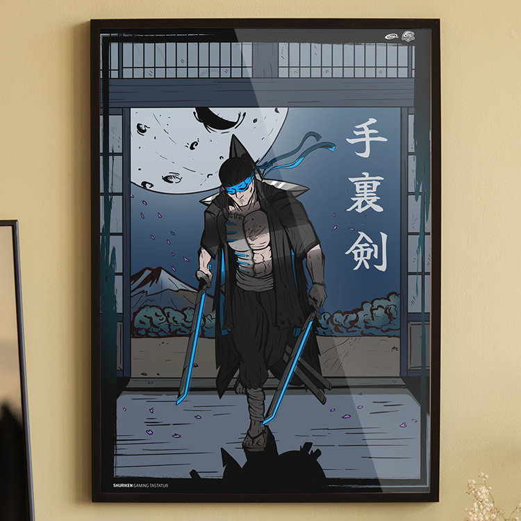 Poster von Shuriken Charakter für ONE.de
